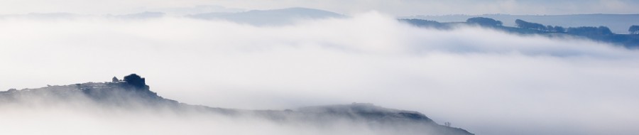 A misty scene on a landscape photography course in the Derbyshire Peak District © Chris James