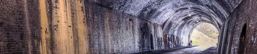 Railway tunnel in Monsal Dale in the Derbyshire Peak District, where Peak Digital Training is running a beginners' photography course. Photo © Chris James